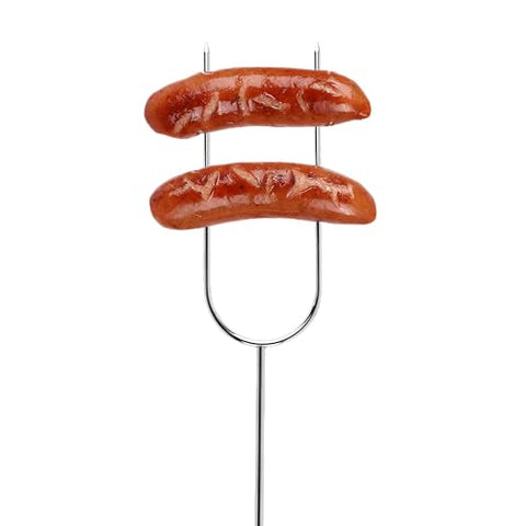 Coghlan's wooden-grip close-up showing secure outdoor cooking grip