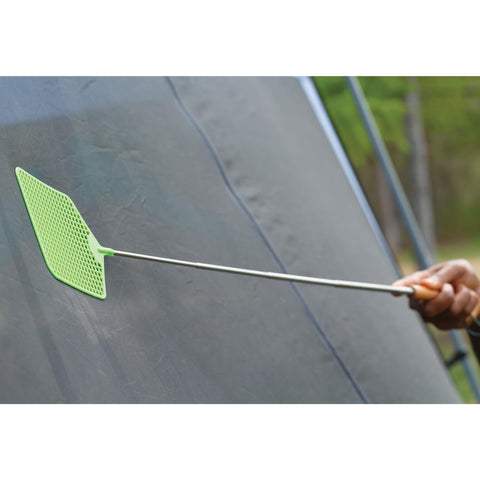 Coghlan's fly swatter wooden-handle provides secure grip during use