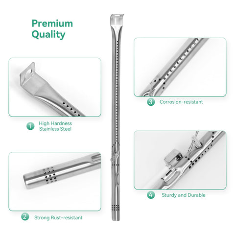 COGRICHBF crossover tube set enables balanced airflow across the grill surface.