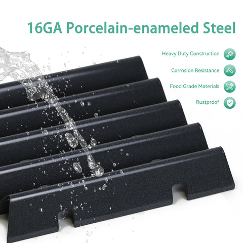 COGRICHBF Spirit II E320 flavorizer bars close-up in porcelain-enameled steel.