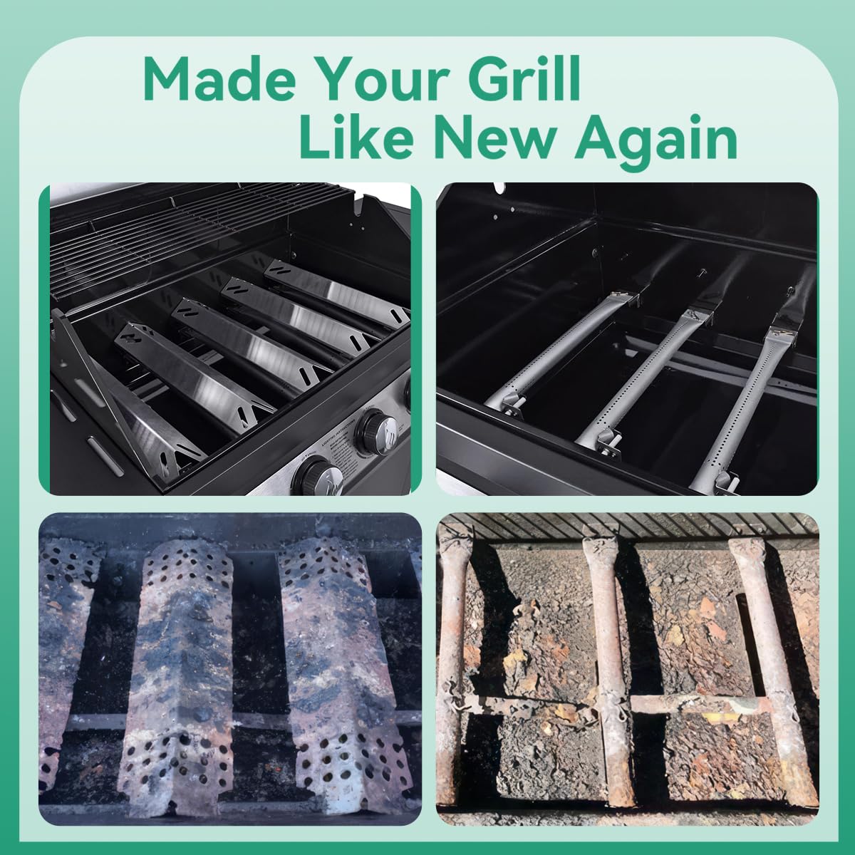 COGRICHBF stainless heat tent image illustrating heat dissipation for grilling