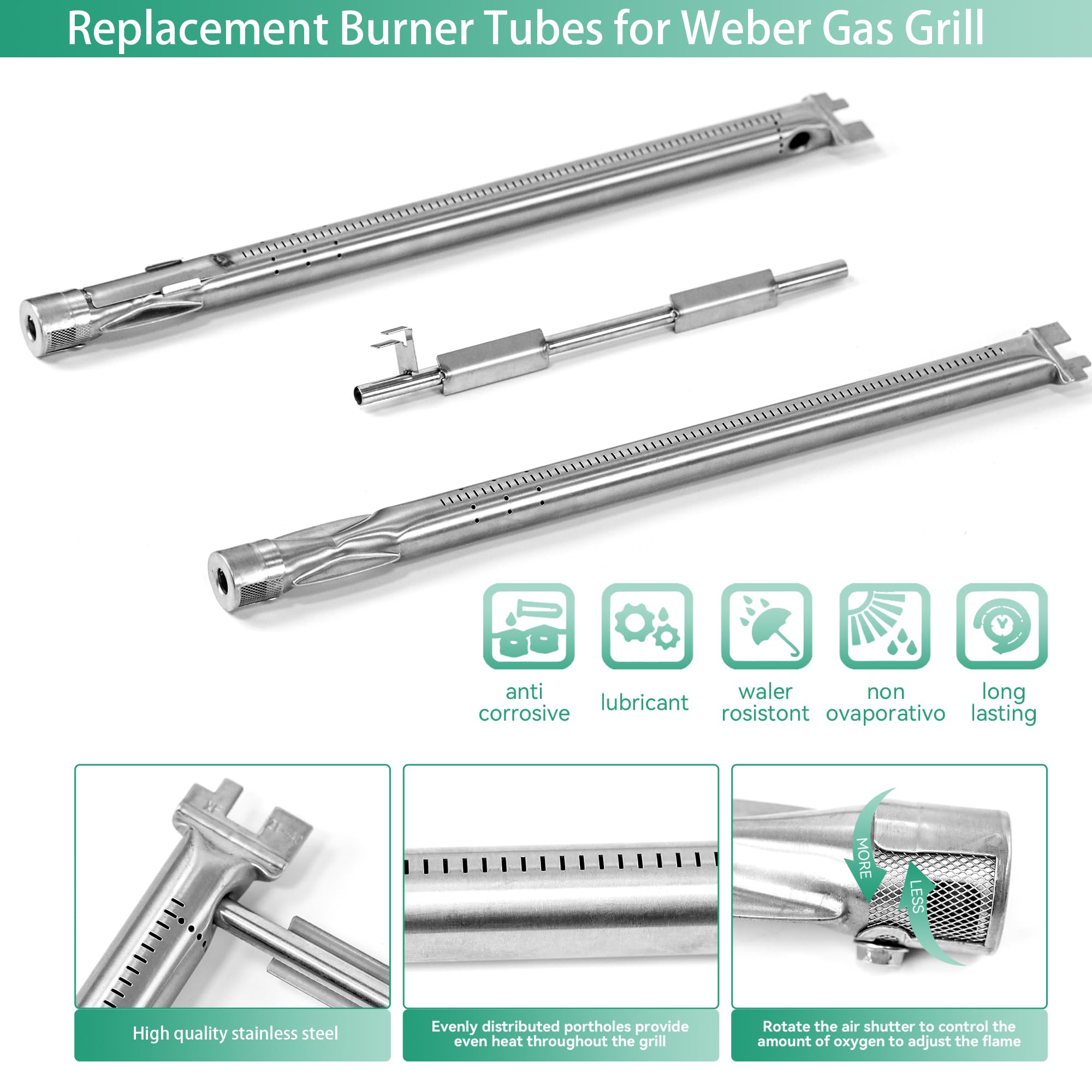 COGRICHBF Weber Spirit heat tent helps distribute heat across the grate
