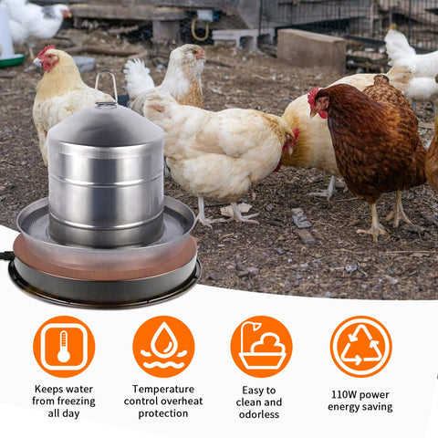COICOTTC base measures 11 inches and supports larger waterers.