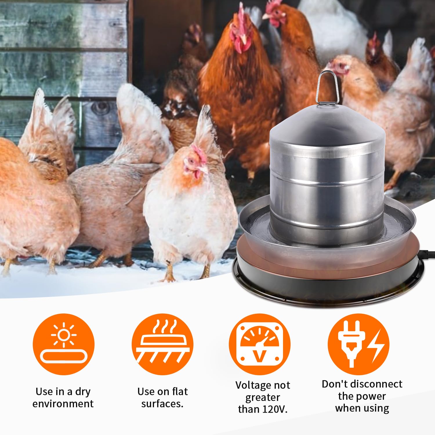 COICOTTC galvanized bottom plate resists rust and cleans easily.