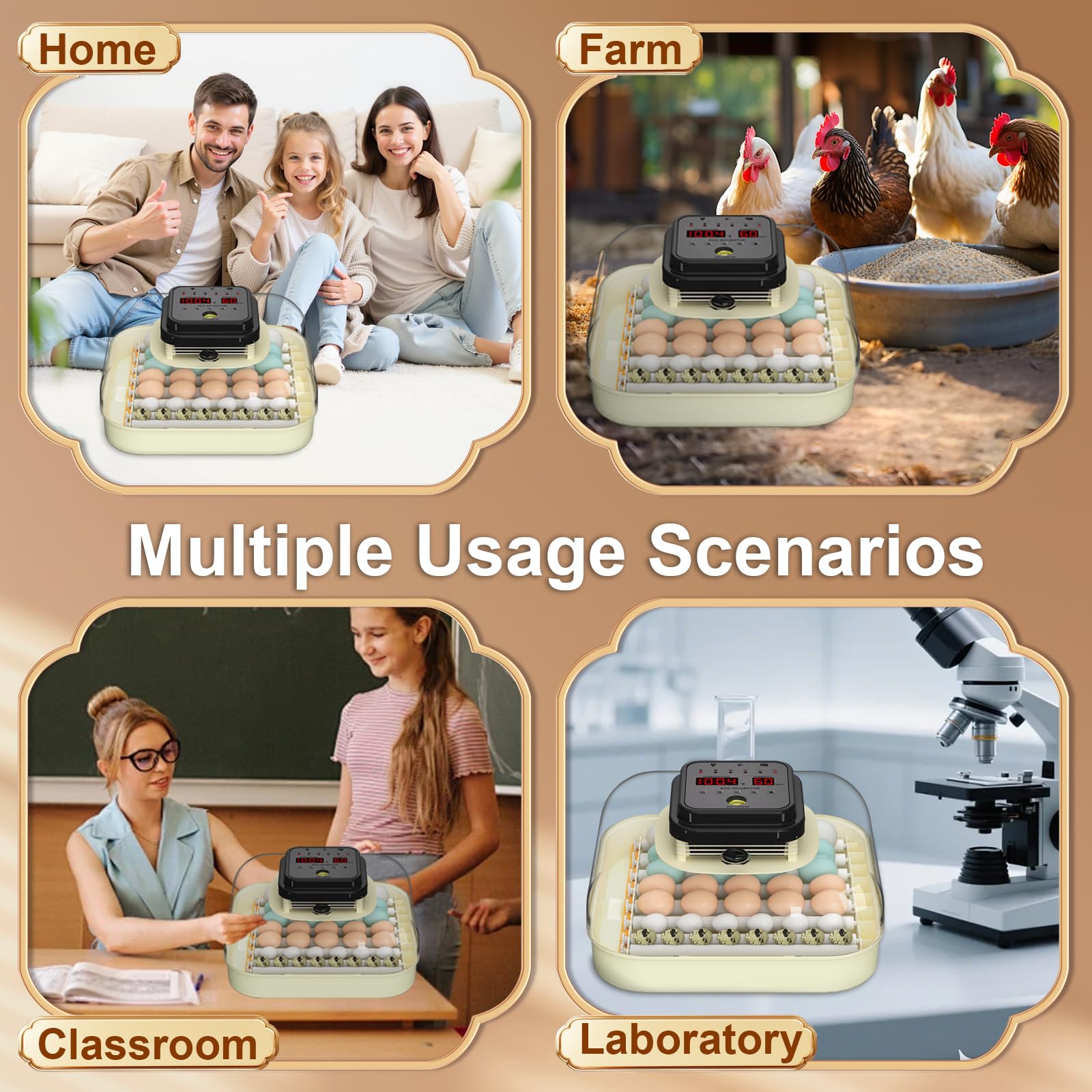 CoInceptus 35 Eggs Incubator classroom and farm incubation projects.