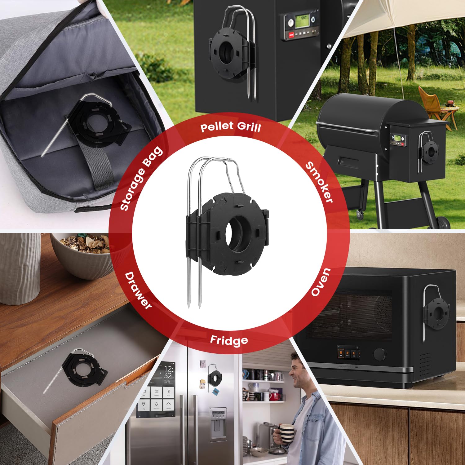 Coinicxcel portable kitchen storage solution for on-the-go grilling
