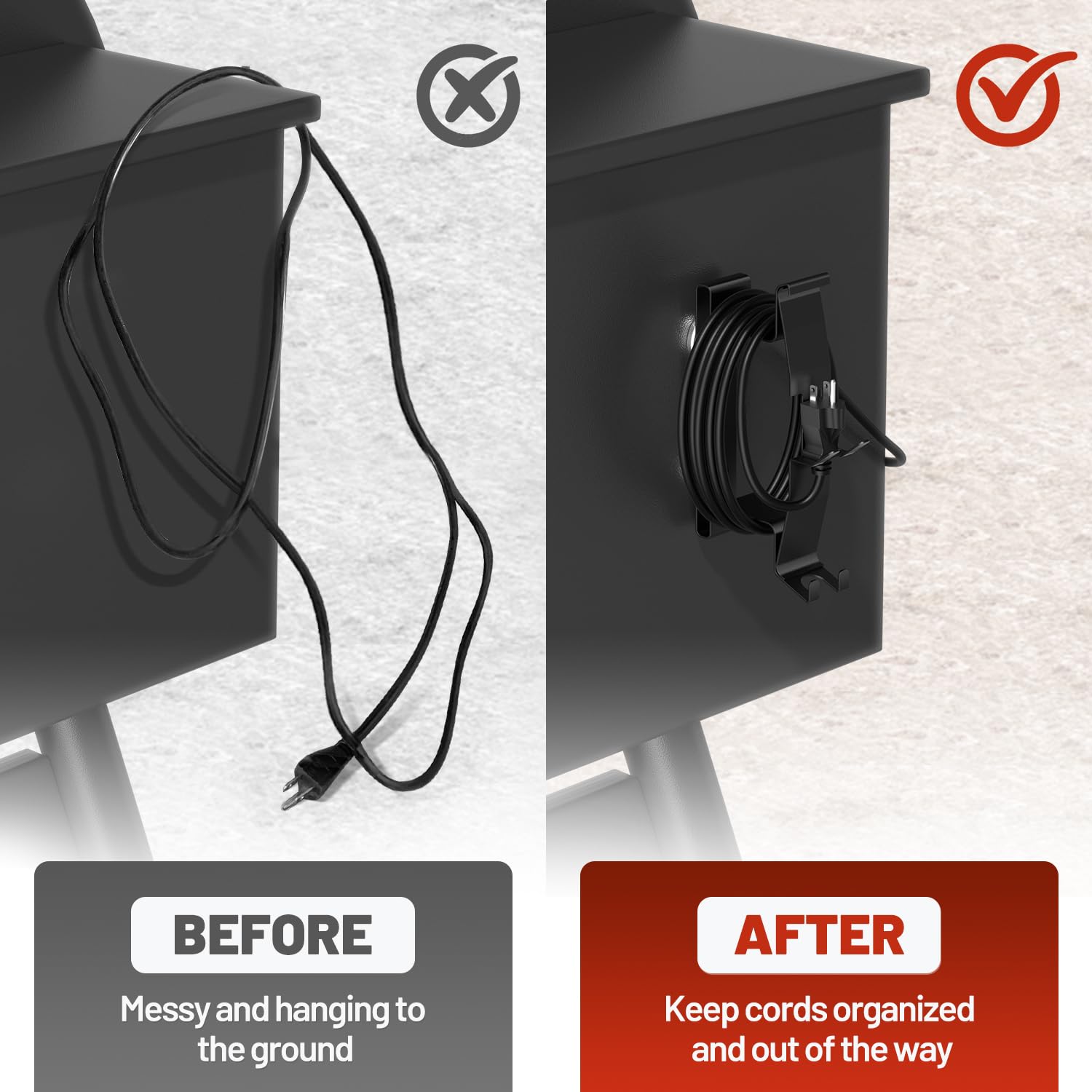 Coinicxcel strong neodymium magnet holds cables up to 3 kg securely.
