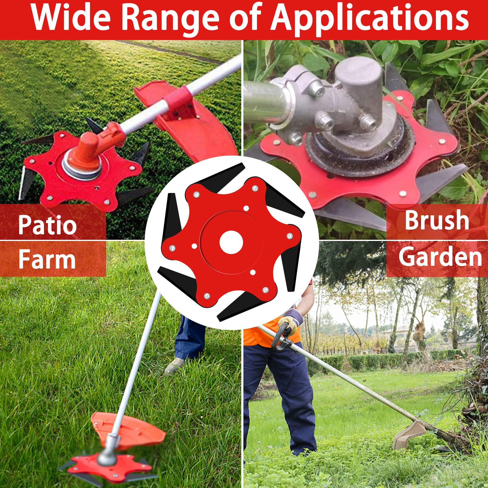 Cokacot 1-inch arbor fit for broad compatibility with many trimmers