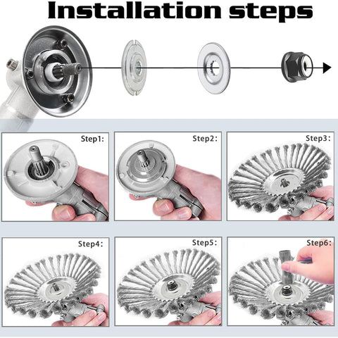Easy installation of the Cokacot head with included wrench and plates.