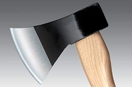 Cold Steel Trail Boss in outback field testing chopping kindling.