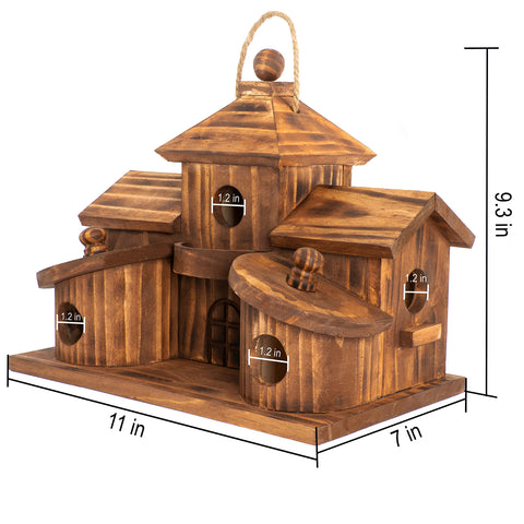 COLEBA bird house hanging feature ready to suspend in your garden.