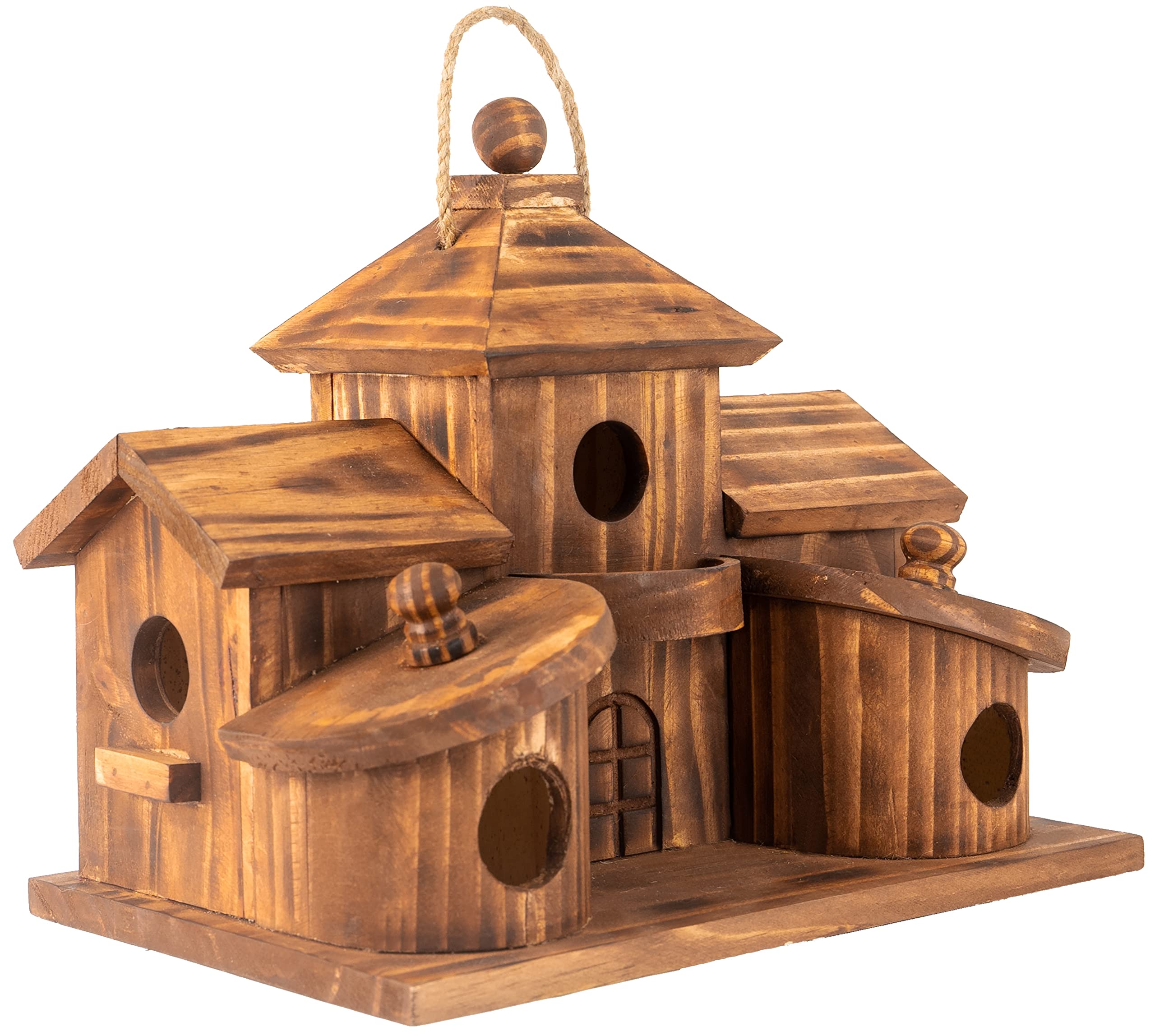COLEBA 5-hole outdoor bird house exterior view for multi-family use.