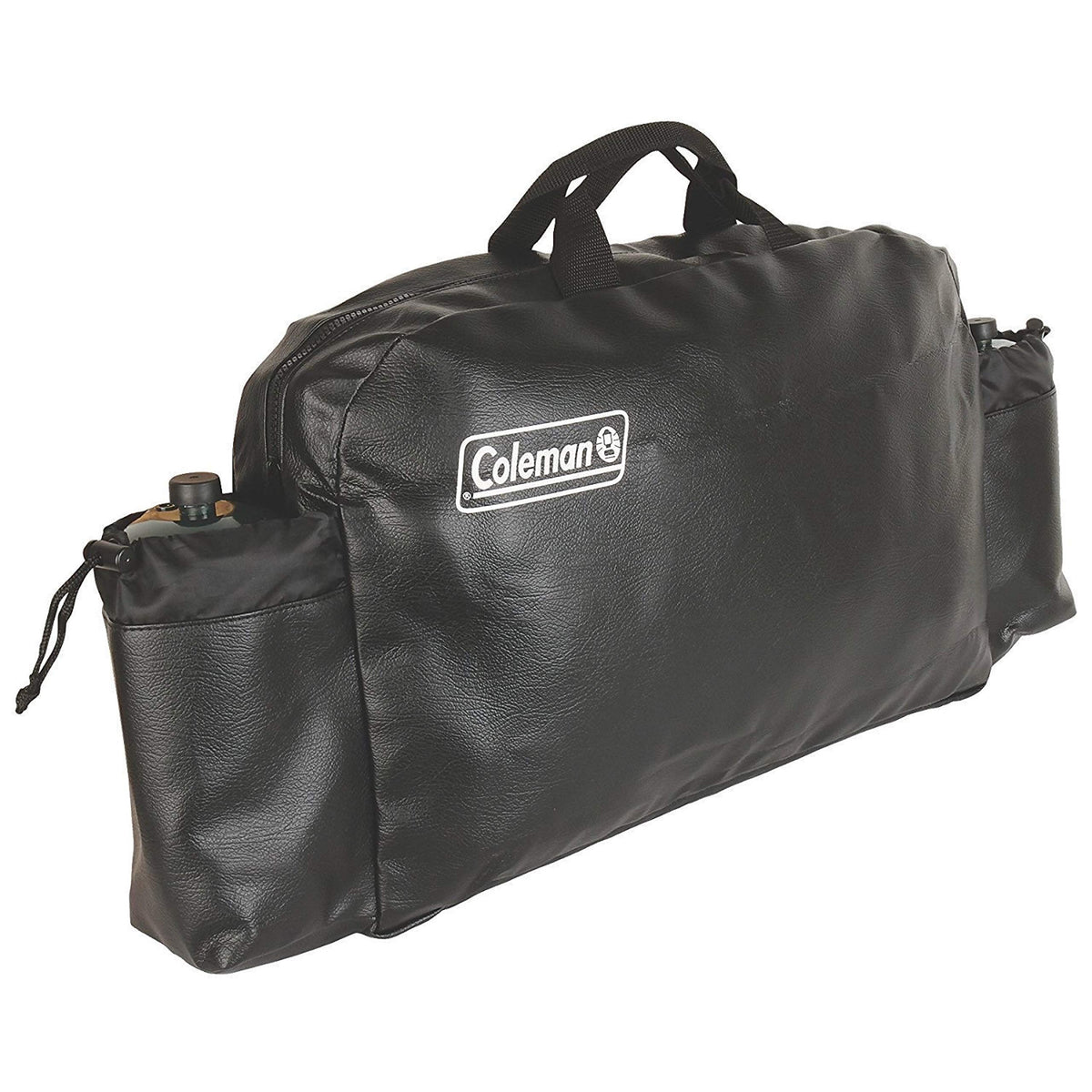Coleman large stove protective cover protects your stove on camping trips with rugged PVC-coated fabric.