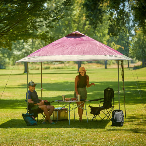 Coleman Oasis wheeled carry bag makes transport and storage easy.