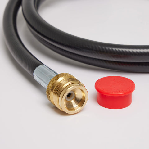 Coleman propane adapter bulk connector compatible with 20-lb tanks.