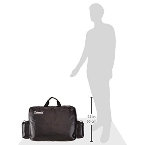 Coleman universal fit stove bag accommodates most grills and stoves up to the stated dimensions.
