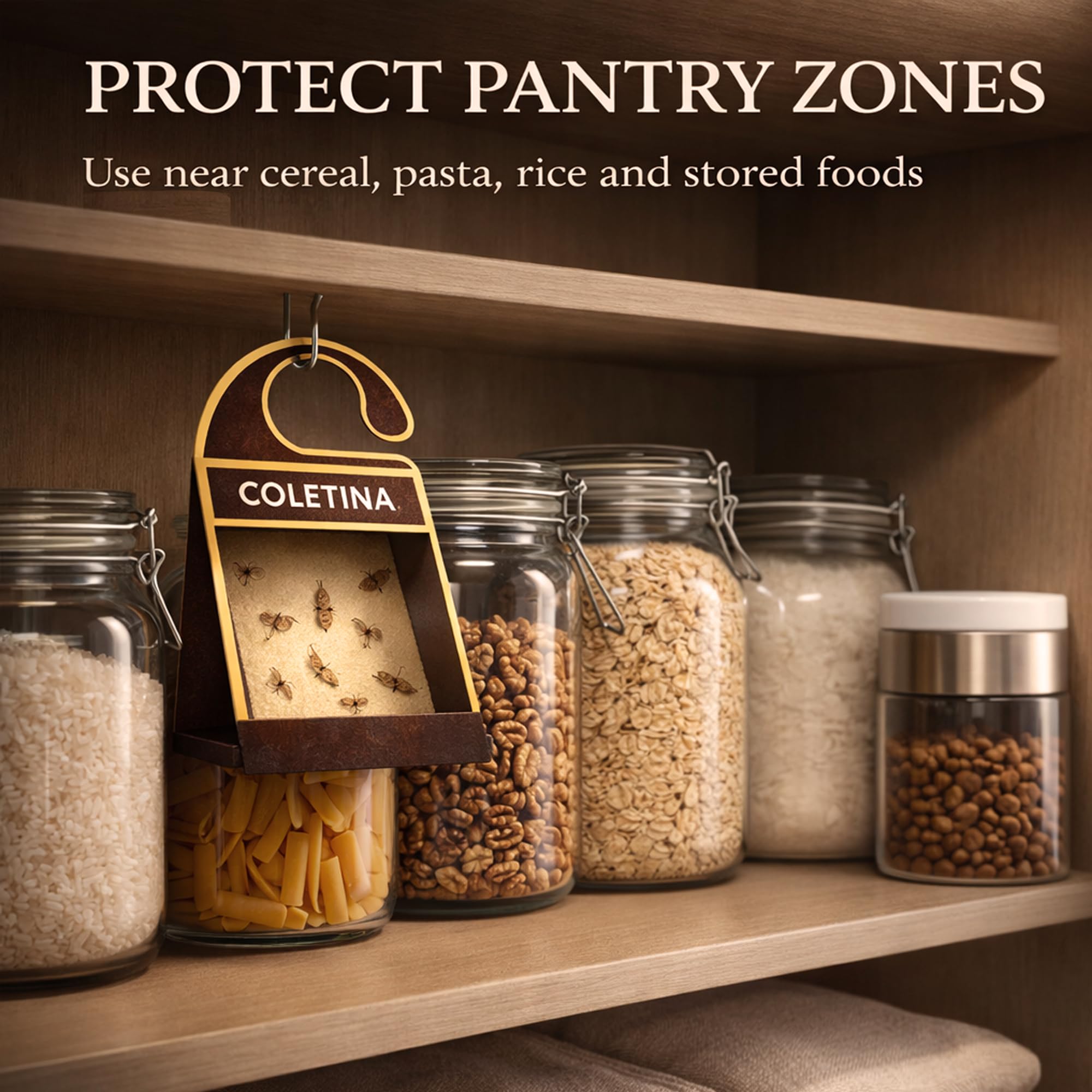 COLETINA traps with simple, quick installation steps.