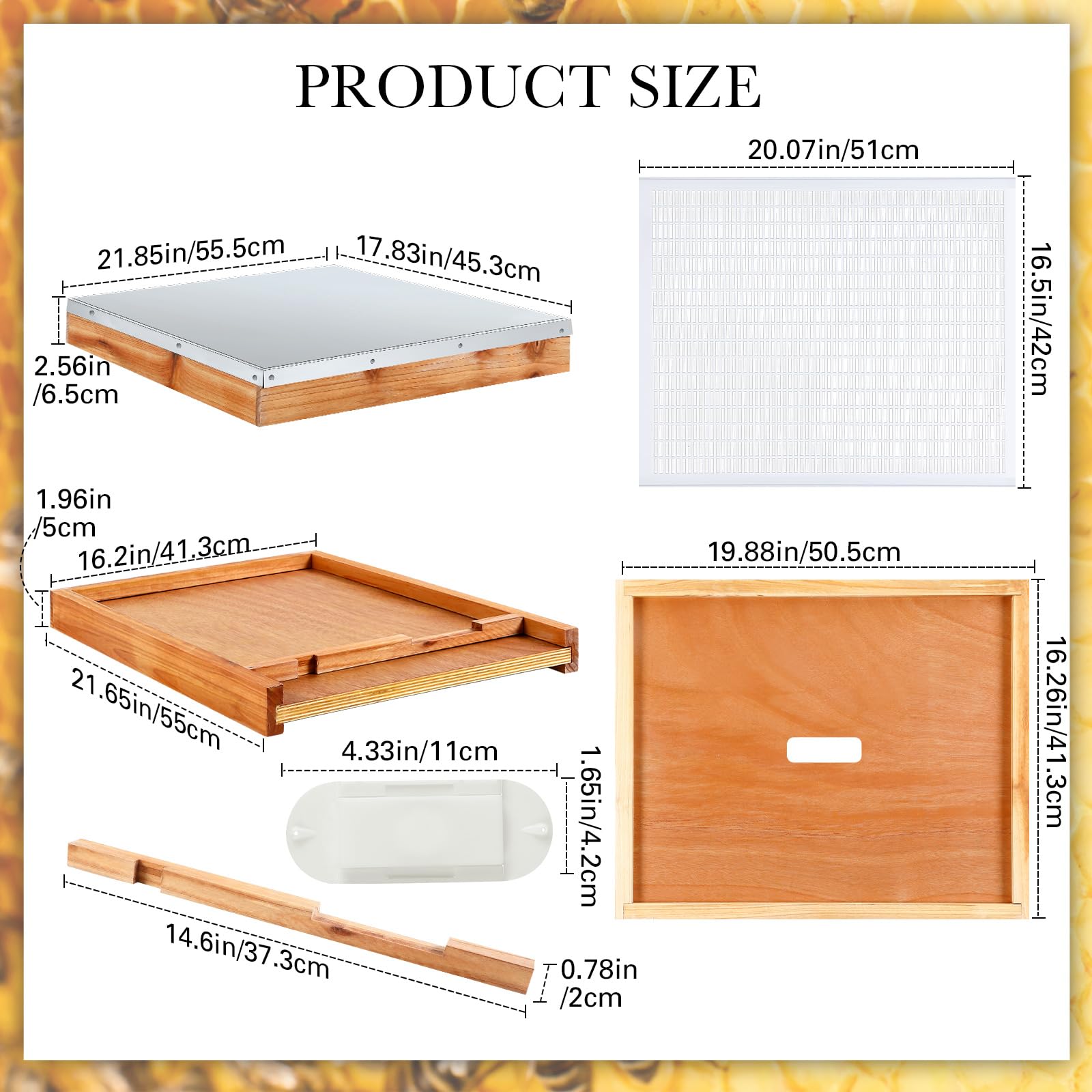 Colingmill oval bee escape to support efficient hive traversal