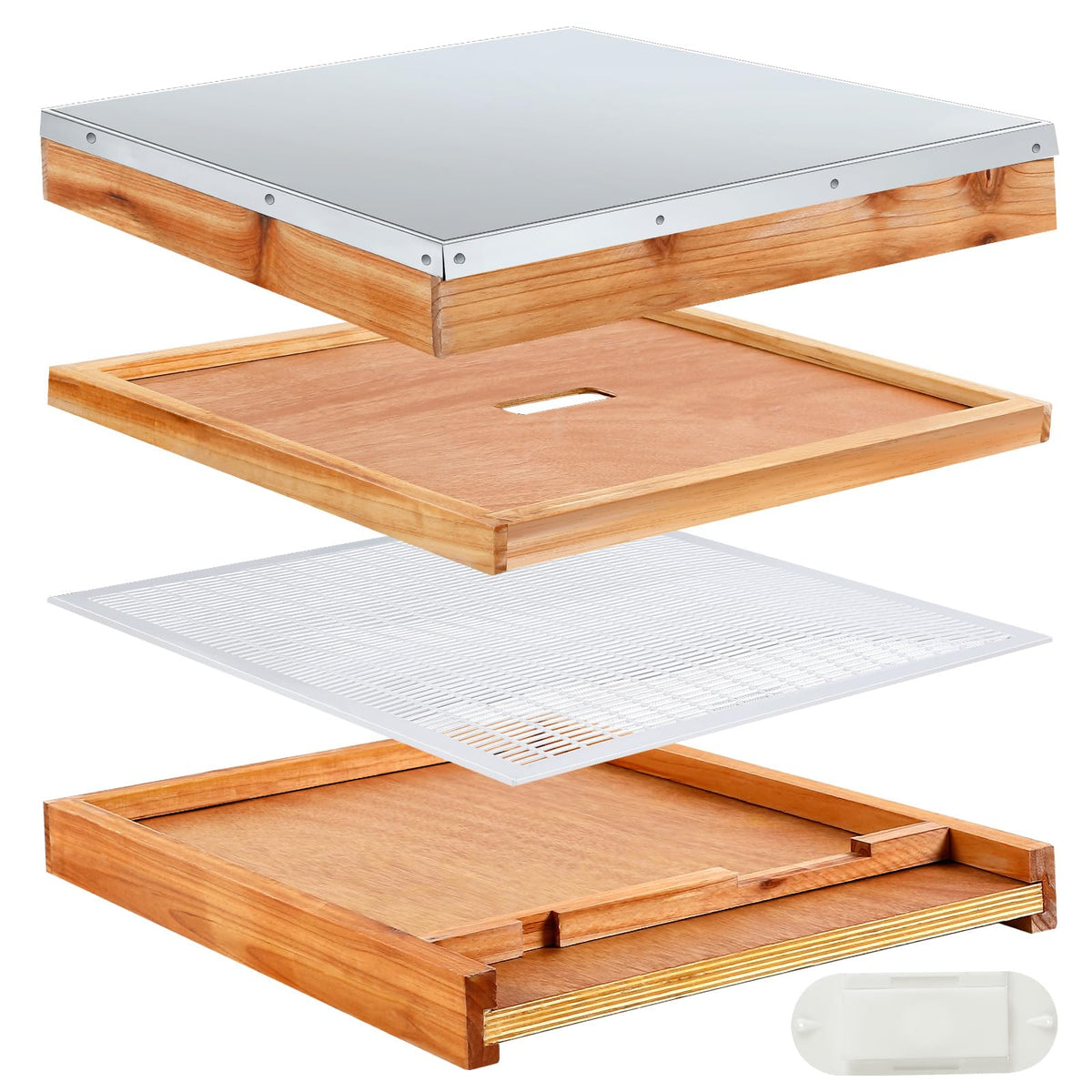 Colingmill beehive parts kit with telescope top cover for weather protection
