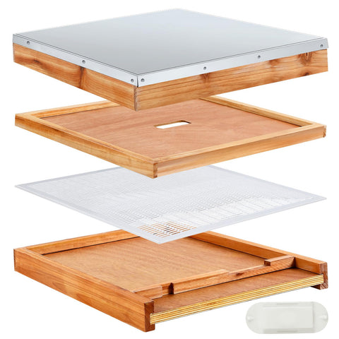 Colingmill beehive parts kit with telescope top cover for weather protection