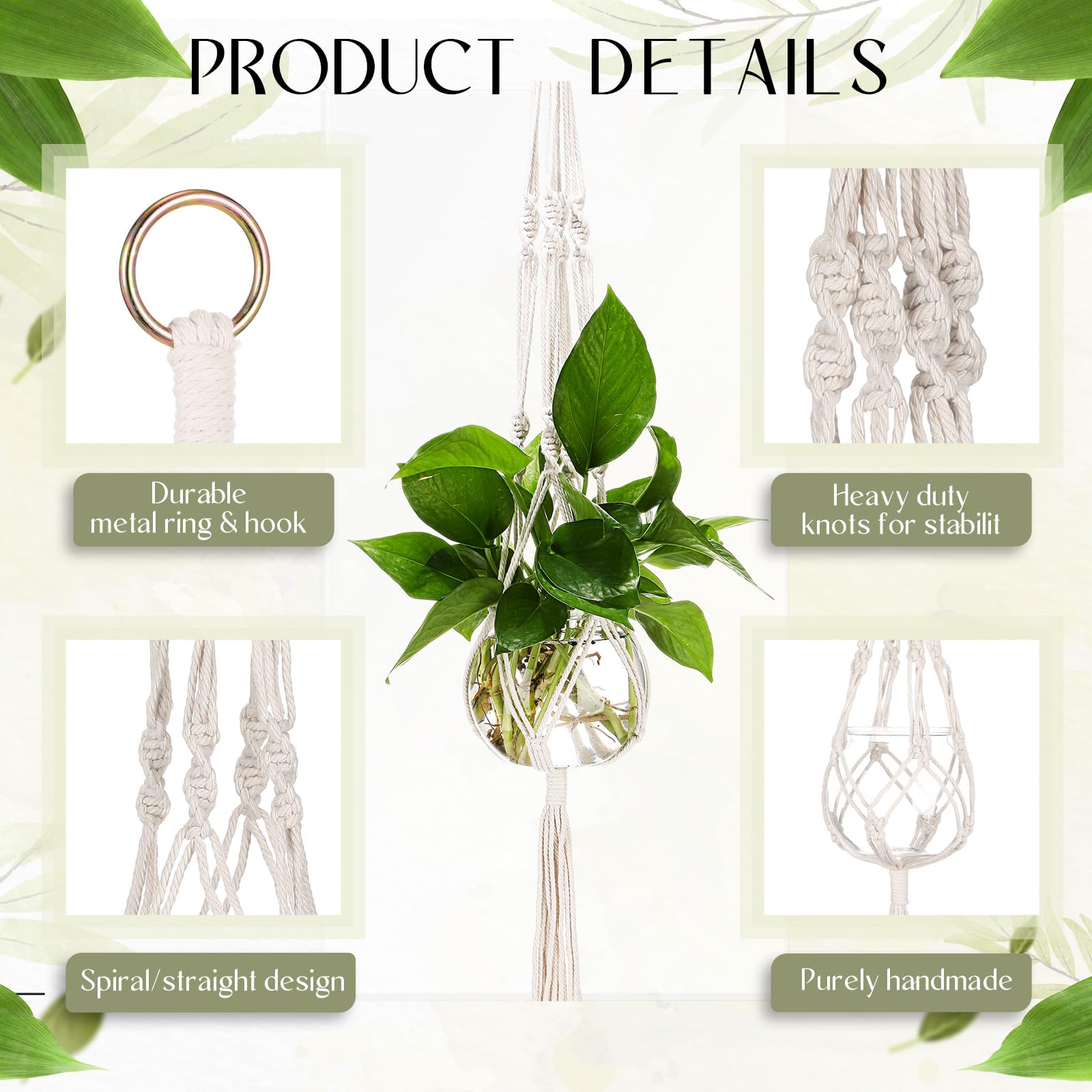 Colingmill ceiling hook included for flexible indoor garden setup.