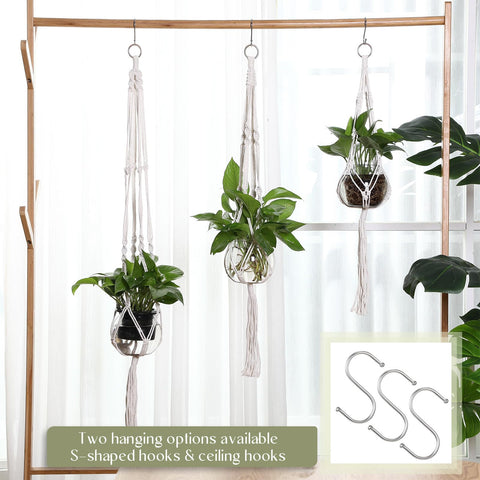 Colingmill hanging plant kit with hooks for easy wall or ceiling mounting.