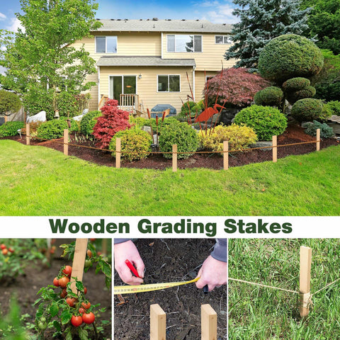 Colingmill survey-stake marker helps identify baselines and property lines.