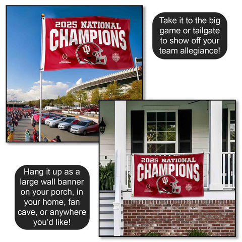College Flags & Banners Co. metal grommets ready for flagpole setup.