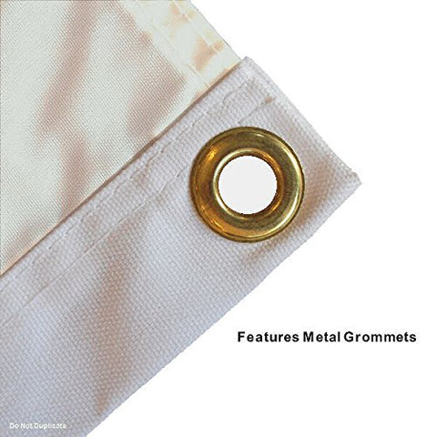College Flags & Banners Co. close-up of flag grommets for mounting