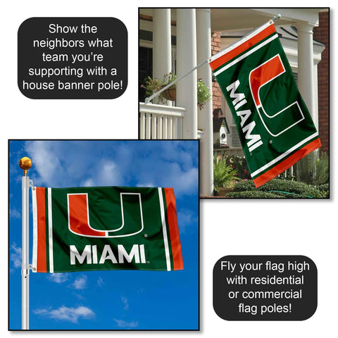 Champs logos flag from College Flags & Banners Co. viewable from both sides.
