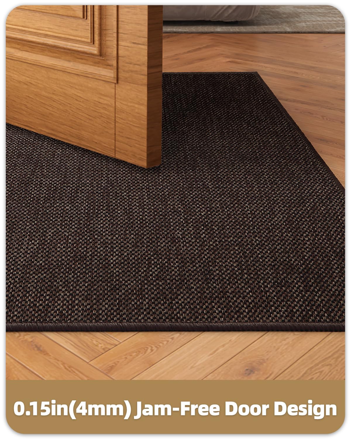 Color&Geometry geometric texture entryway rug adds modern style to the foyer