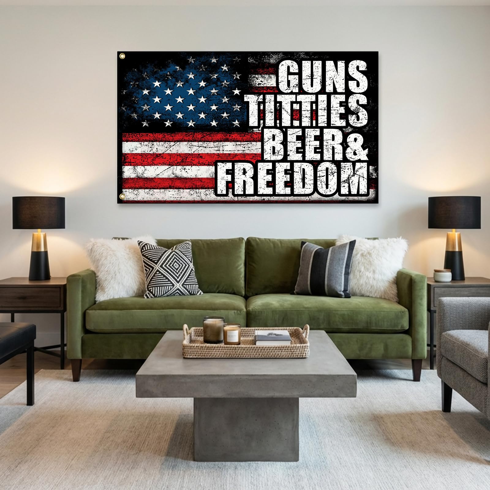 Colorato patriotic flag perfect for gifts during holidays and parties.
