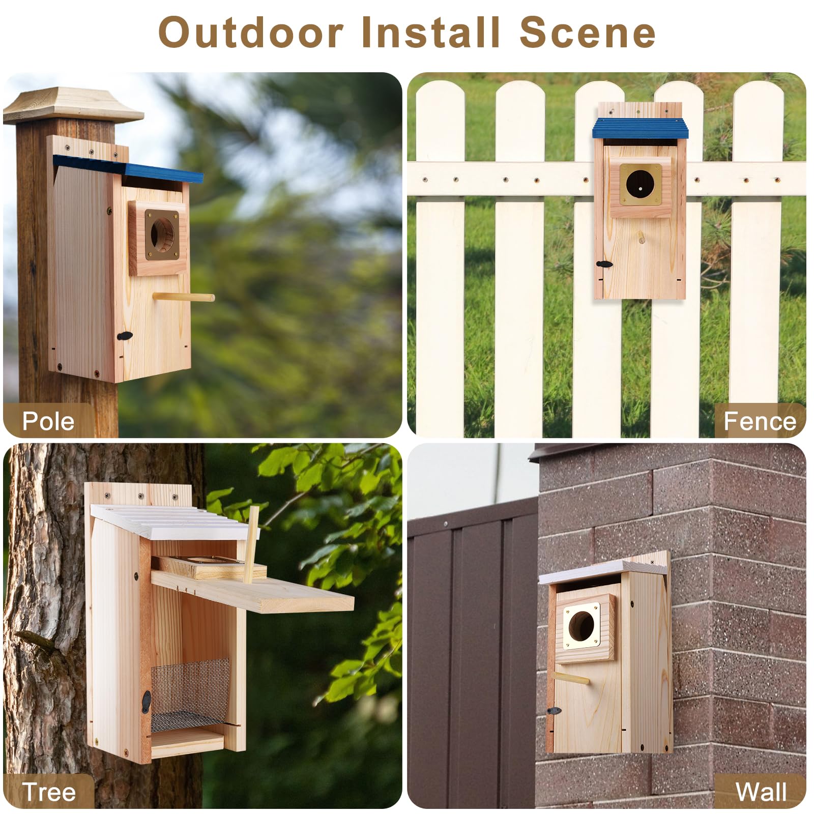 ColorfulLaVie bird house easy assembly package for family project.