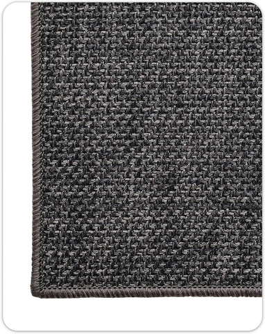 Color&Geometry charcoal grey door mat blends with modern interiors.