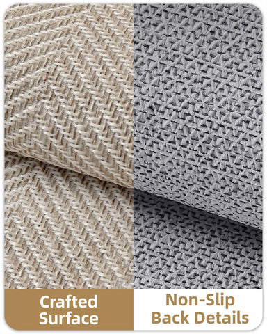 Color&Geometry fold-packaged mat unfolds neatly with creases fading quickly.
