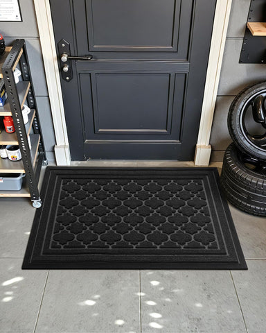 Color&Geometry 24x36 mat displayed in doorway for a spacious entry