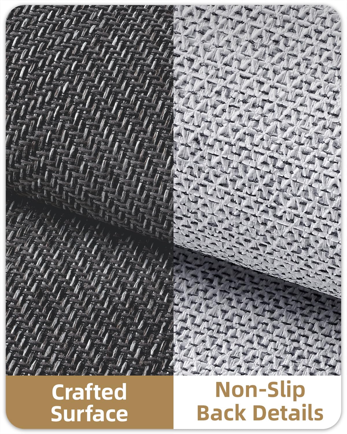 Color&Geometry low-profile front-door mat fits under doors smoothly