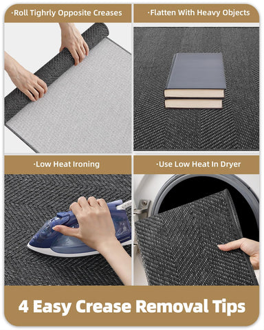 Color&Geometry machine-washable doormat stays clean after washing