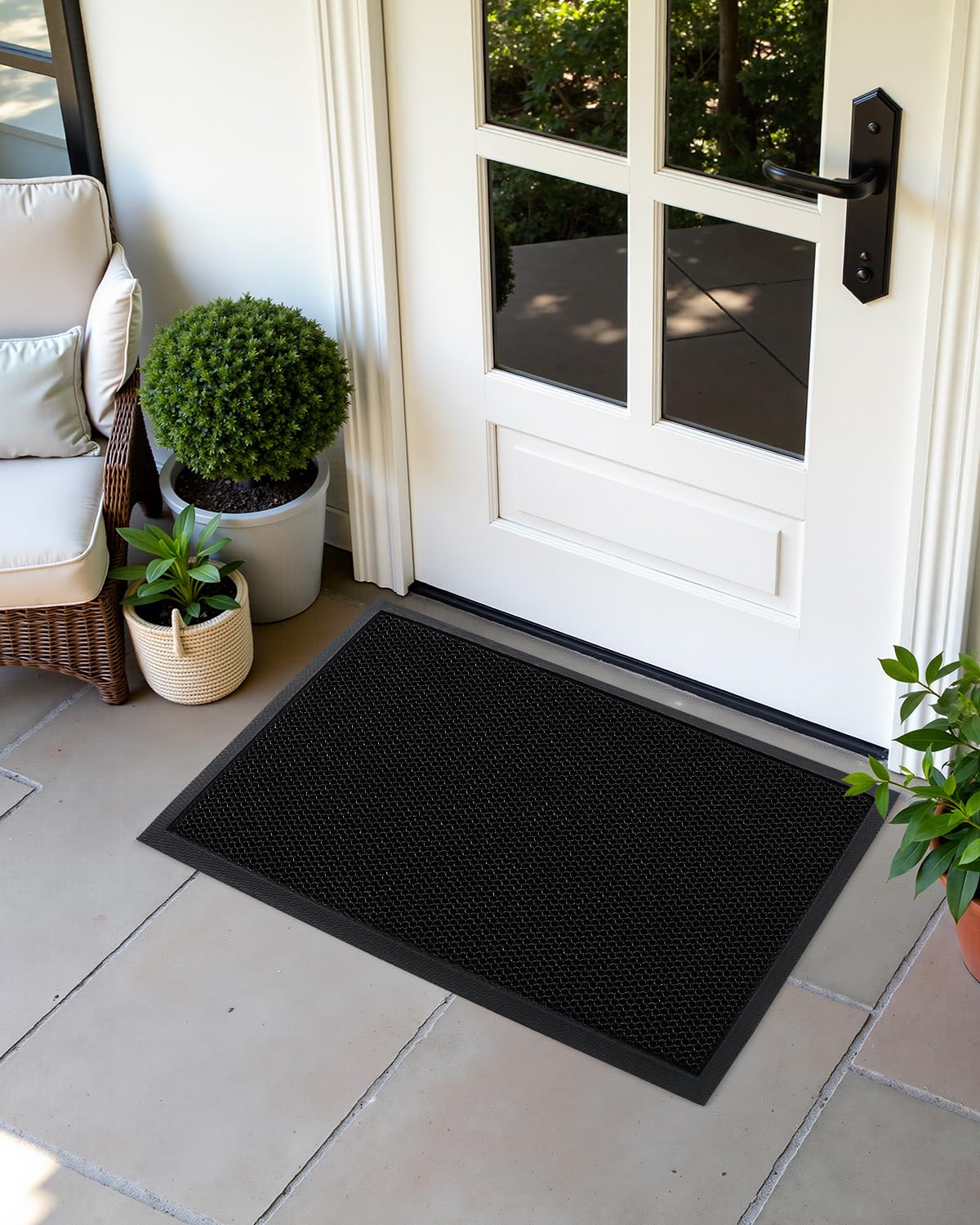 Color&Geometry modern geometric pattern doormat, stylish first impression for homes.