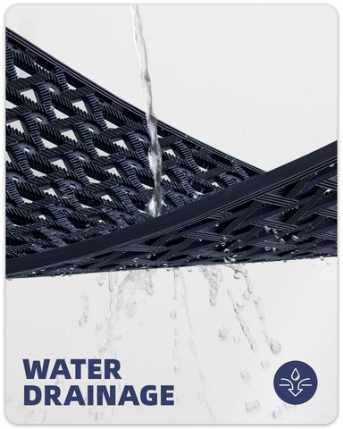 Color&Geometry polypropylene surface mat delivers durability and weather resistance for busy entrances