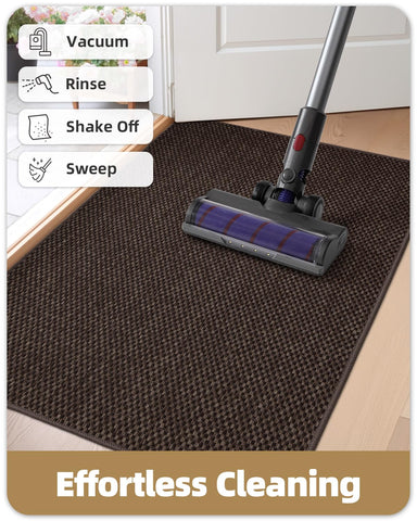 Color&Geometry mat suits entryways, kitchens, and hallways with durable texture.