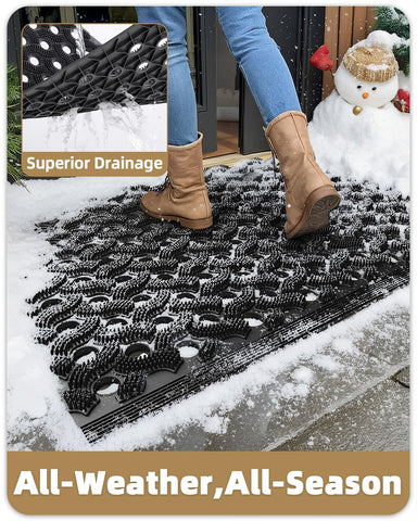 Color&Geometry soft wave texture cleans mud and sand while massaging feet.