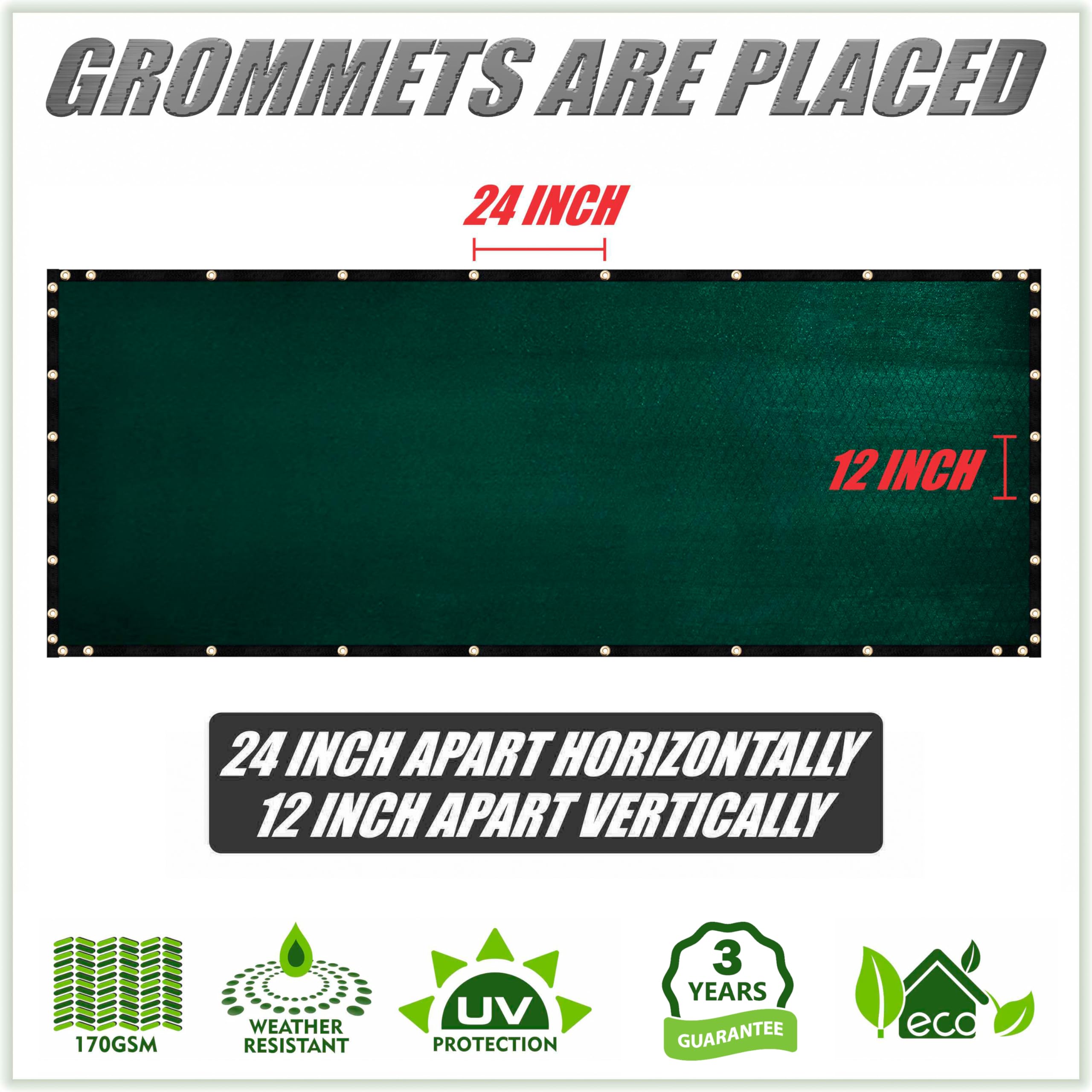ColourTree breathable weave blocks 90% visibility while letting air and water through.