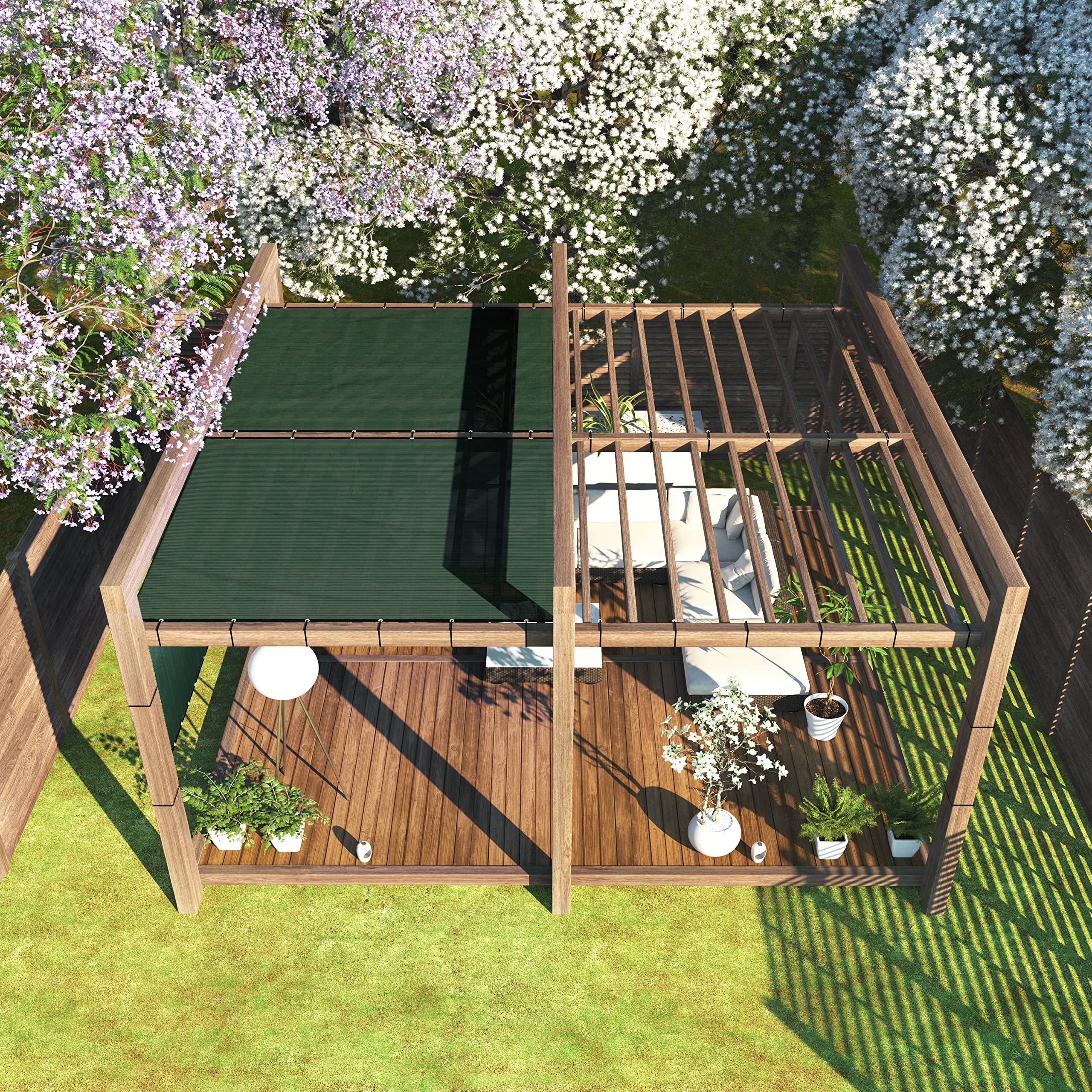 ColourTree custom sizing option helps fit diverse fence layouts.