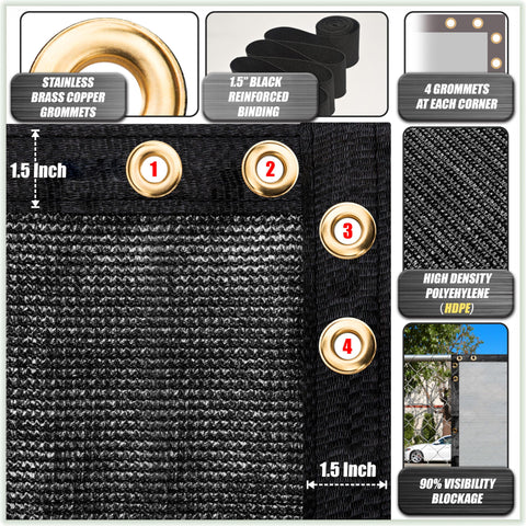 ColourTree UV-stable HDPE fabric resists fading in outdoor sun.