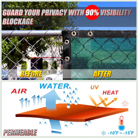 ColourTree privacy screen ideal for greenhouse shading and garden protection.