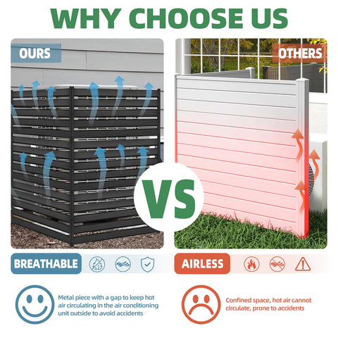 COLRASN versatile privacy fence suits yards, patios, and gardens.