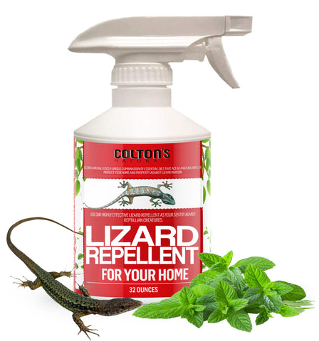 Colton's Naturals Lizard Repellent 32oz bottle helps repel lizards around the home
