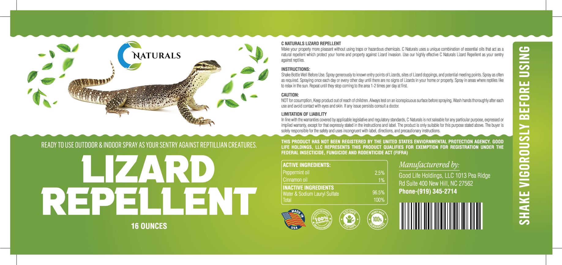 Colton's Naturals safe around babies and pets, offering peace of mind in living areas.