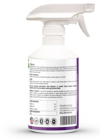 Colton's Naturals plant-based formula is non-toxic and safe for outdoor use.